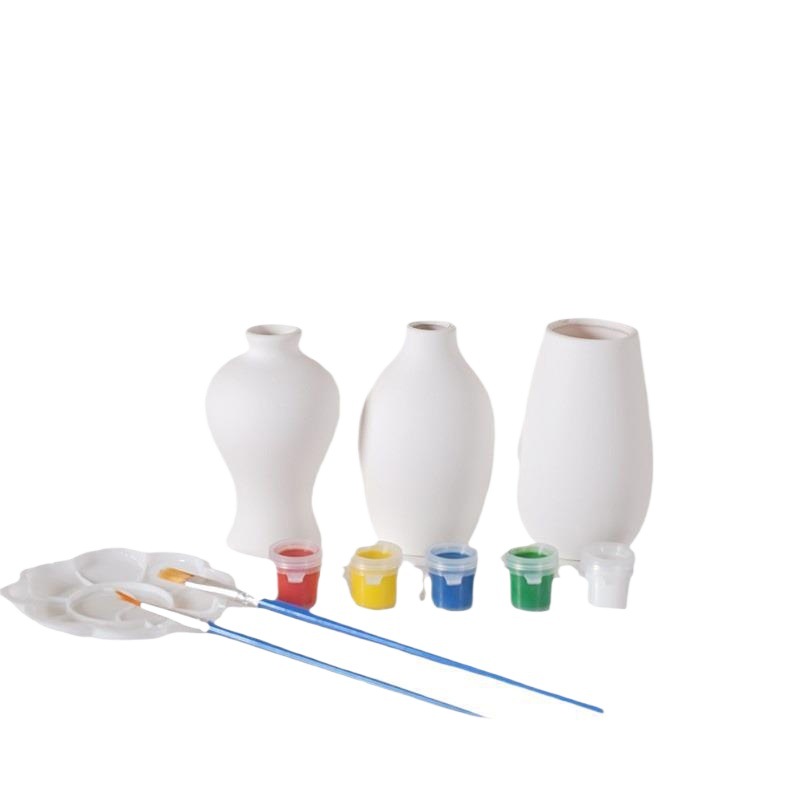 unglazed ceramic vase