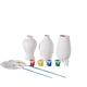 unglazed ceramic vase
